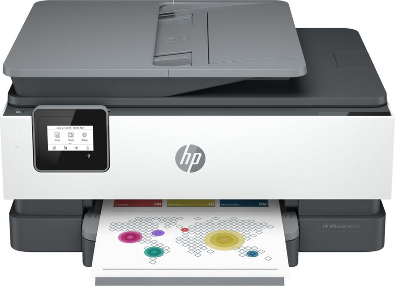 HP OfficeJet HP 8012e All-in-One Printer, Color, Printer for Home, Print, Copy, Scan, HP+; Suitable for HP Instant Ink; Automatic document feeder; Double-sided printing