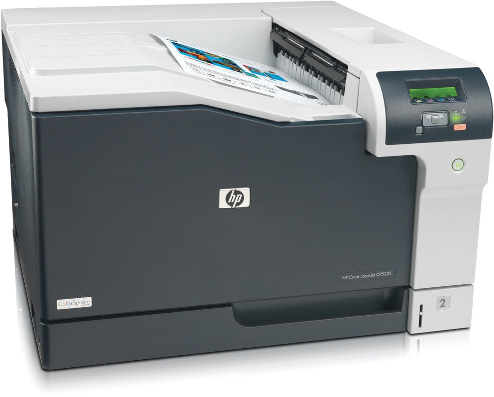 HP Color LaserJet Professional CP5225 CE710A – 20 ppm kleur/A3 laserprinter, Zwart/Grijs