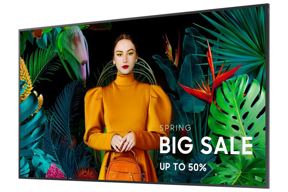Samsung QBC QB43C 43" UHD/4K 350 Nit Slim-LED Zwart