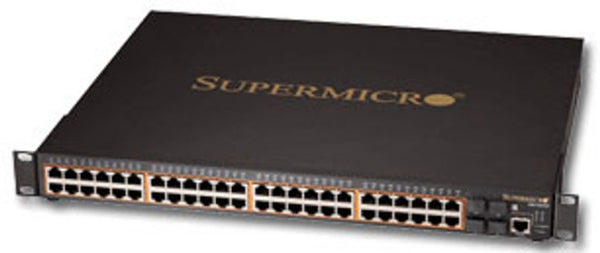Supermicro SSE-G2252P netwerk-switch Managed L2 Power over Ethernet (PoE) 1U Zwart