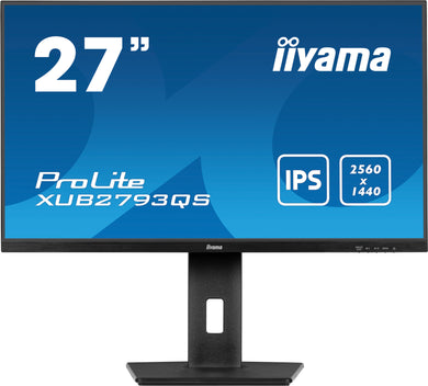 IIYAMA ProLite XUB2793QS-B7 27″ IPS QHD 100Hz, 1ms – Zwart