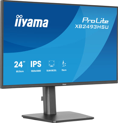 IIYAMA ProLite XB2493HSU-B1 24″ FHD IPS-monitor 120Hz Zwart