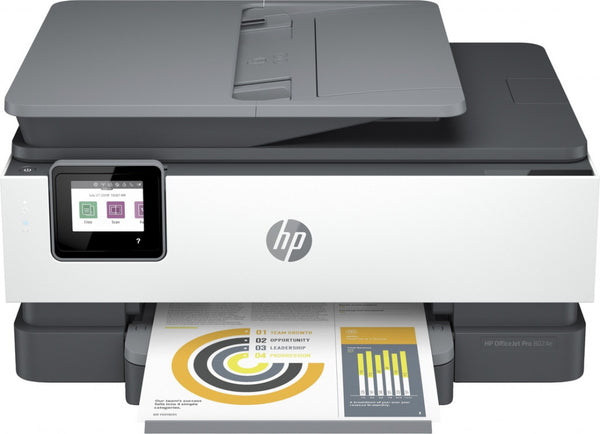 HP OfficeJet Pro HP 8024e All-in-One-printer, Kleur, Printer voor Home, Printen, kopiëren, scannen, faxen, HP+; Geschikt voor HP Instant Ink; Automatische documentinvoer; Dubbelzijdig afdrukken