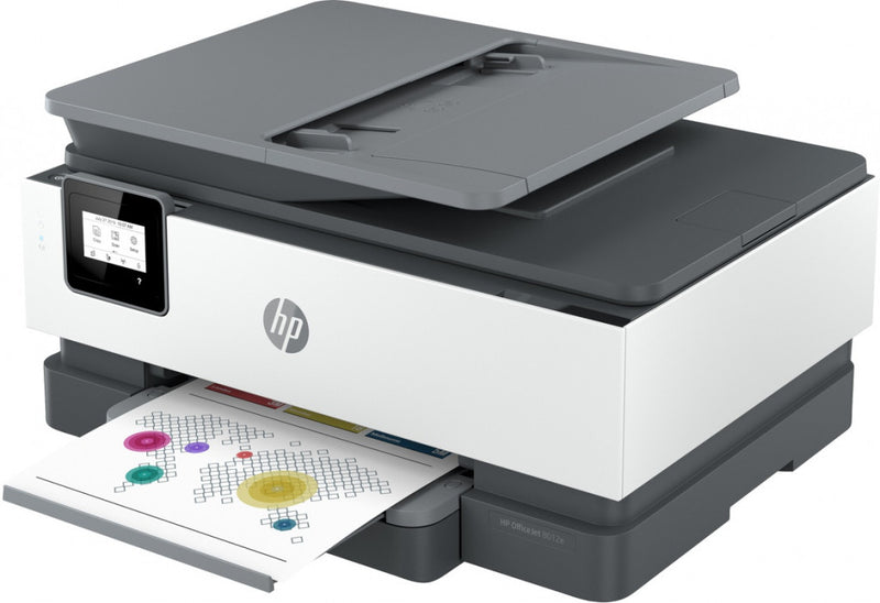 HP OfficeJet HP 8012e All-in-One-Drucker, Farbe, Drucker für Zuhause, Drucken, Kopieren, Scannen, HP+; Geeignet für HP Instant Ink; Automatischer Dokumentenzuführer; Doppelseitiger Druck