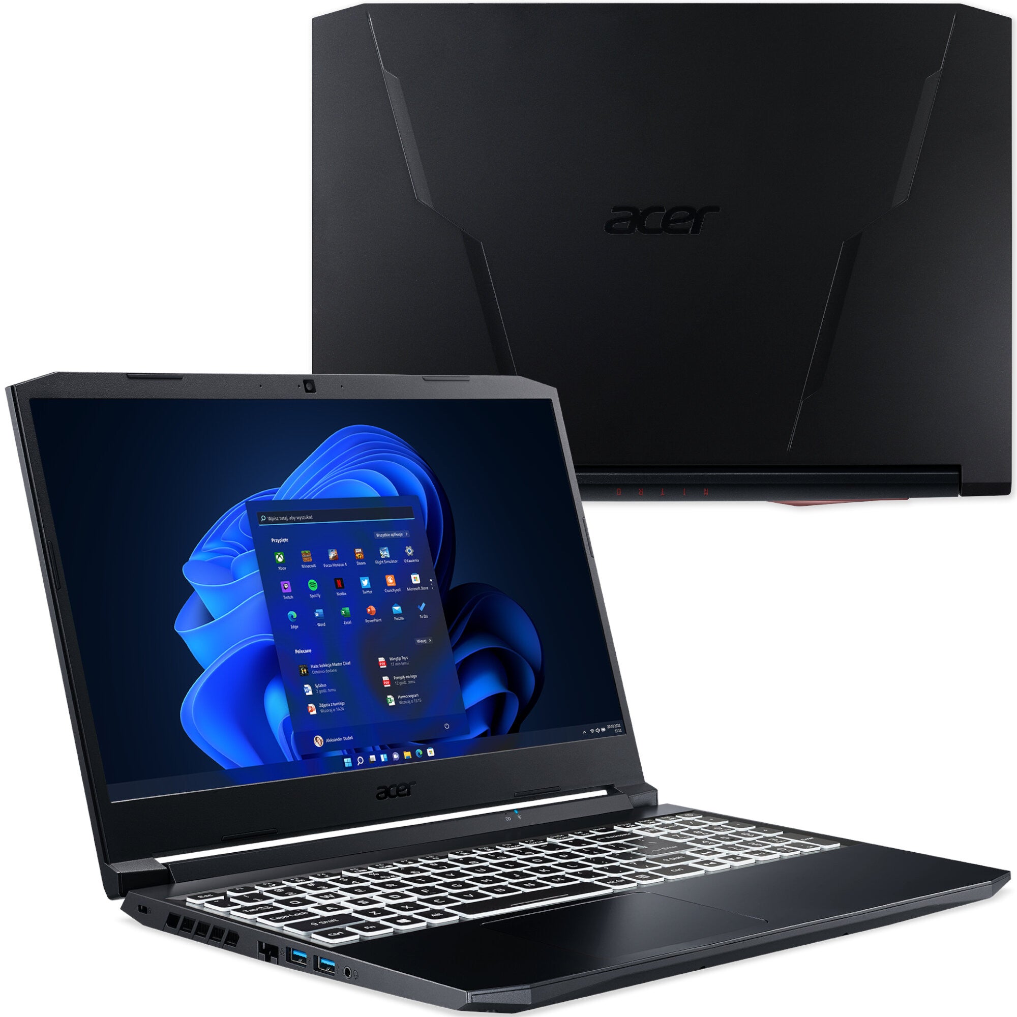 ACER Nitro 5 I7-11800H 16GB 512GB SSD 15,6" (Zwart) RTX 3050 Ti NH.QESEV.006