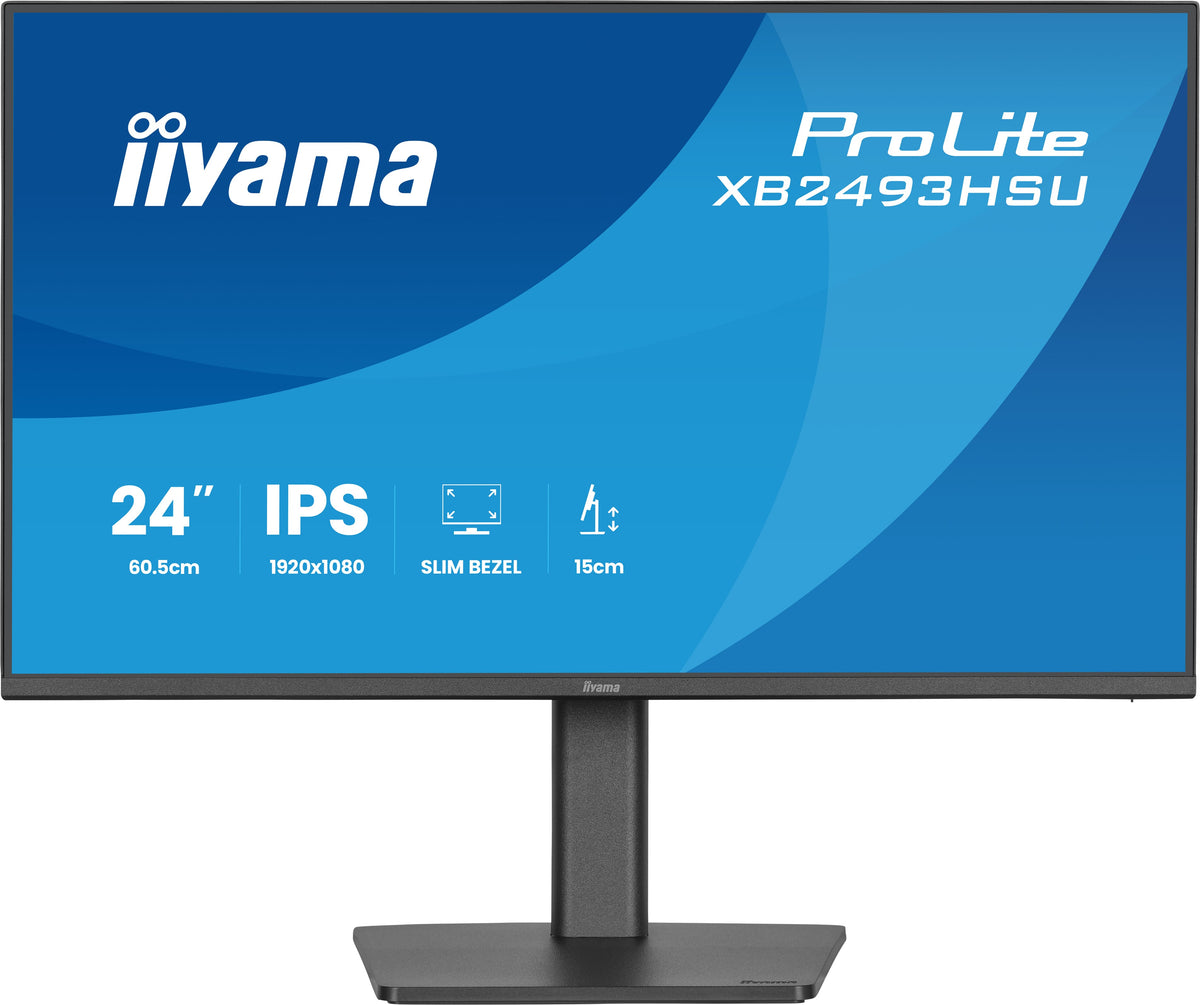 IIYAMA ProLite XB2493HSU-B1 24″ FHD IPS-monitor 120Hz Zwart