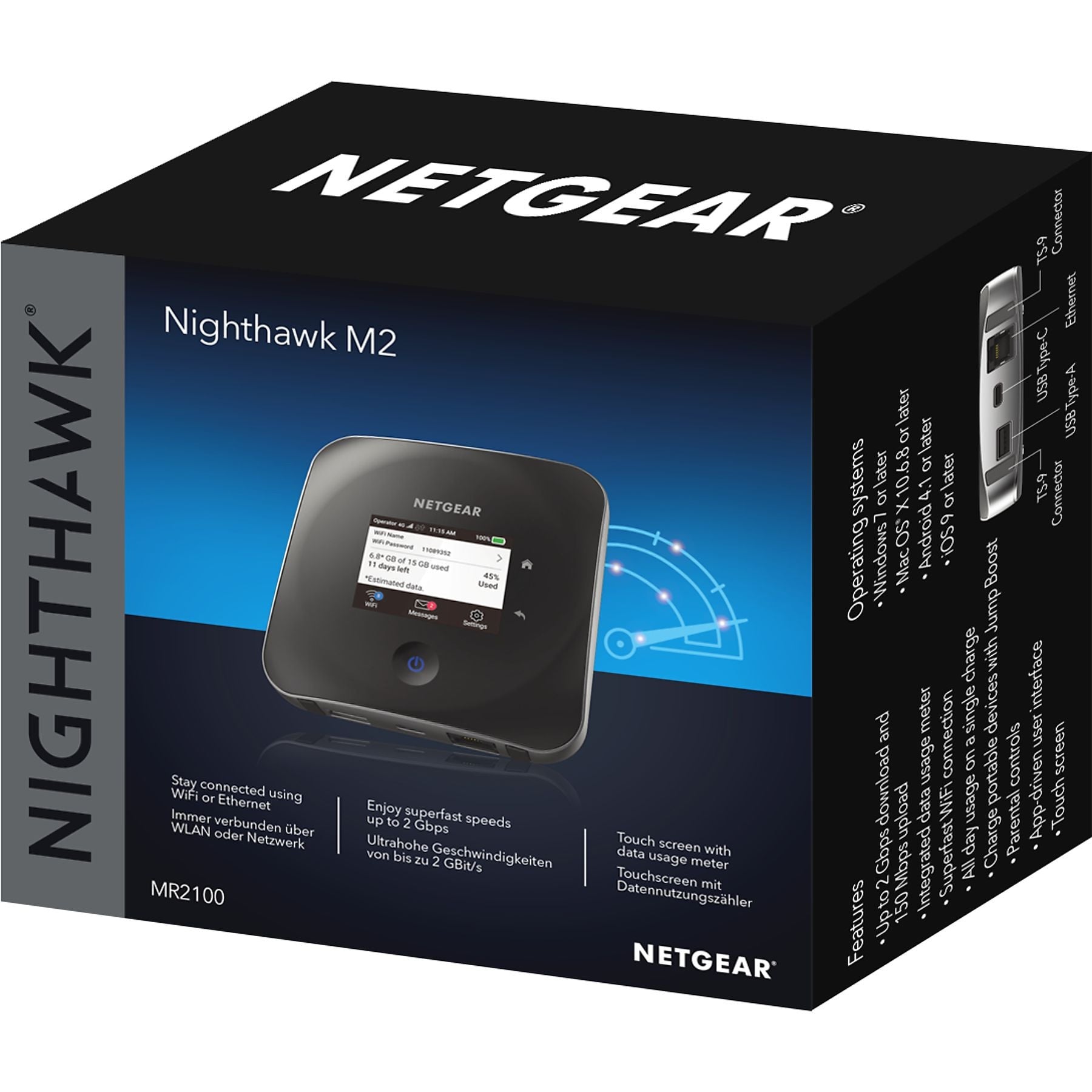 NETGEAR Aircard mobiele router MR2100-100EUS