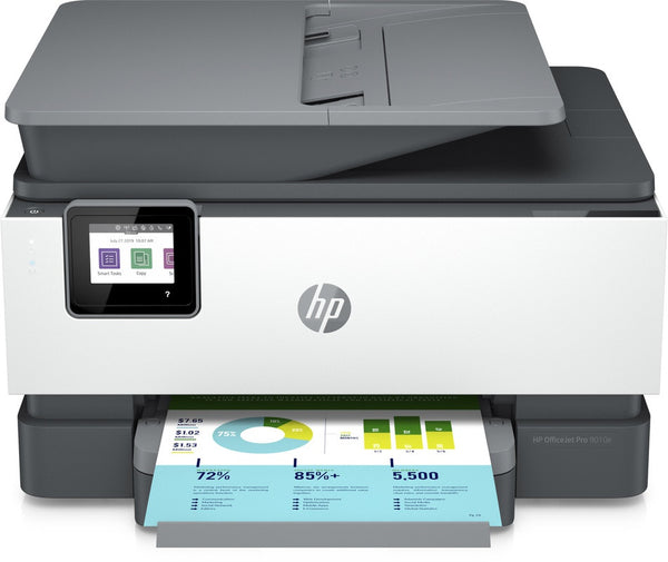 HP OfficeJet Pro HP 9010e All-in-One Printer, Color, Small Office Printer, Print, Copy, Scan, Fax, HP+; Suitable for HP Instant Ink; Automatic document feeder; Two sided printing