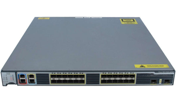 CISCO Ethernet-toegangsschakelaar 24 ge SFP + 2 10GE SFP+ 2X PSU ME-3600X-24FS-M