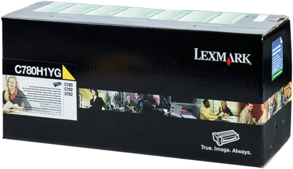 Lexmark C78x, X782e 10K jaune programme de retour. cartouche d'impression