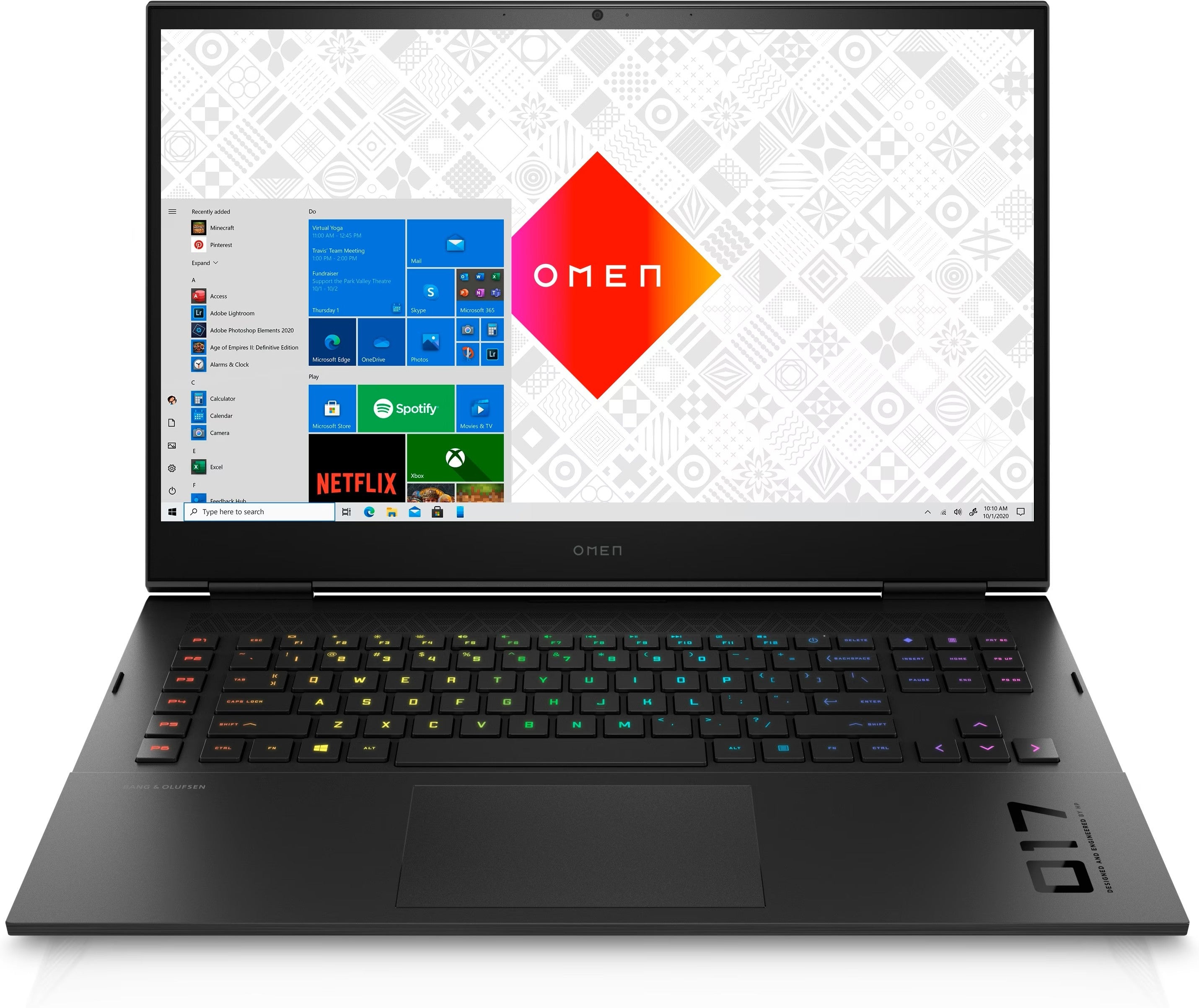 HP OMEN Omen 17 I7-11800H 16GB 512GB RTX 3060 Zwart 17,3" QWERTZ 4N8V2EA#ABD