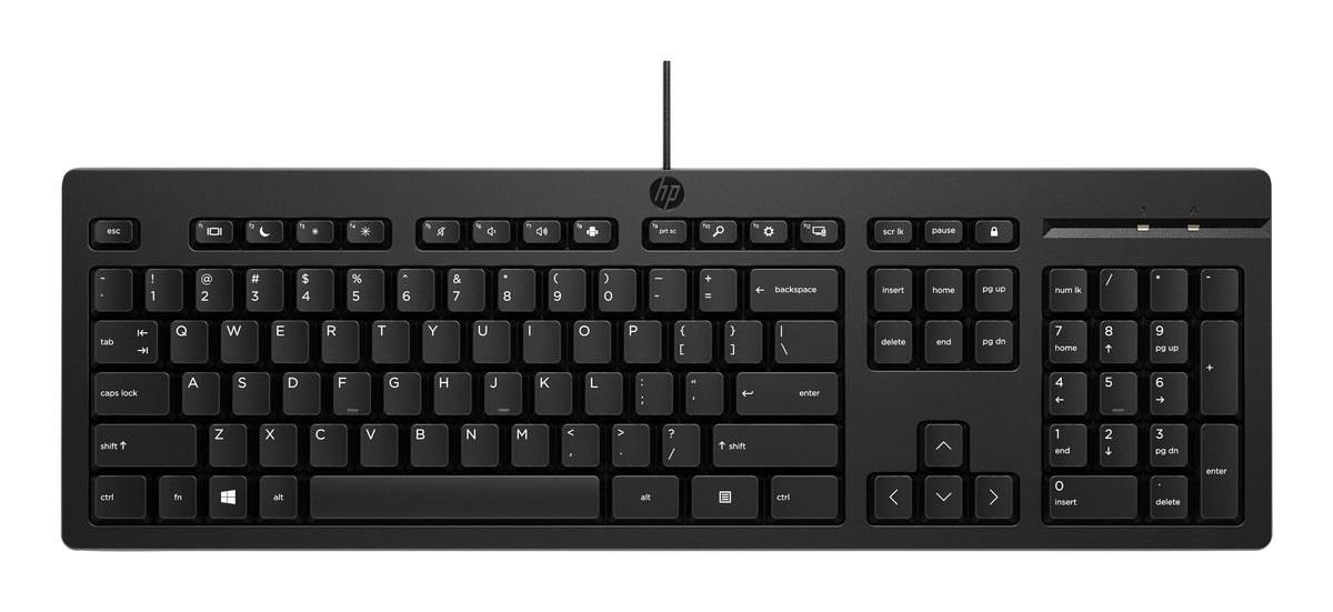 HP 125 toetsenbord met kabel QWERTY Deens 266C9AA#ABY