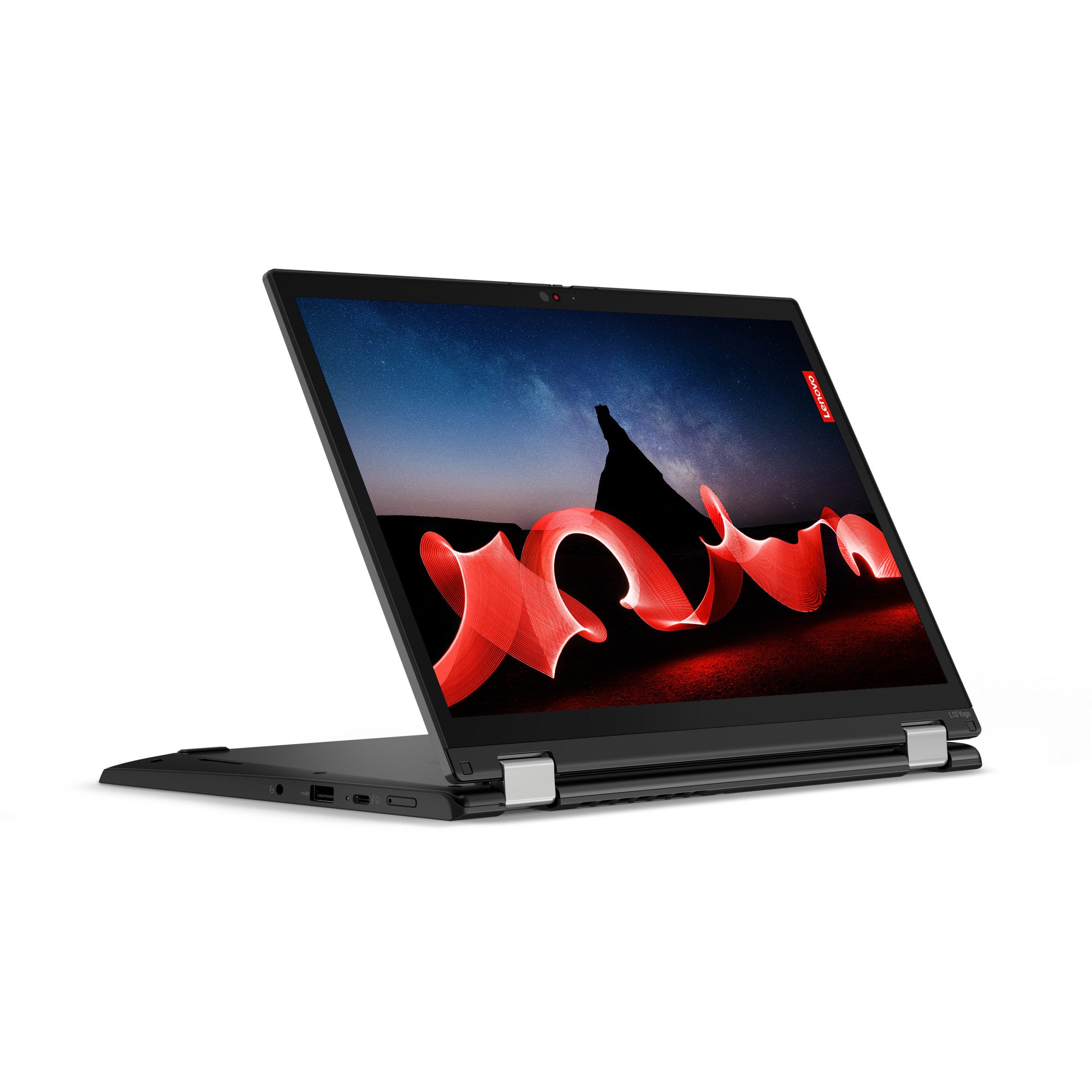 Lenovo ThinkPad L13 Yoga Gen 4 (Intel) Intel® Core™ i7 i7-1355U Hybride (2-en-1) 33,8 cm (13.3") Écran tactile WUXGA 16 Go LPDDR5-SDRAM 512 Go SSD Wi-Fi 6 (802.11ax) Windows 11 Pro Anglais britannique Noir 21FJ0005UK