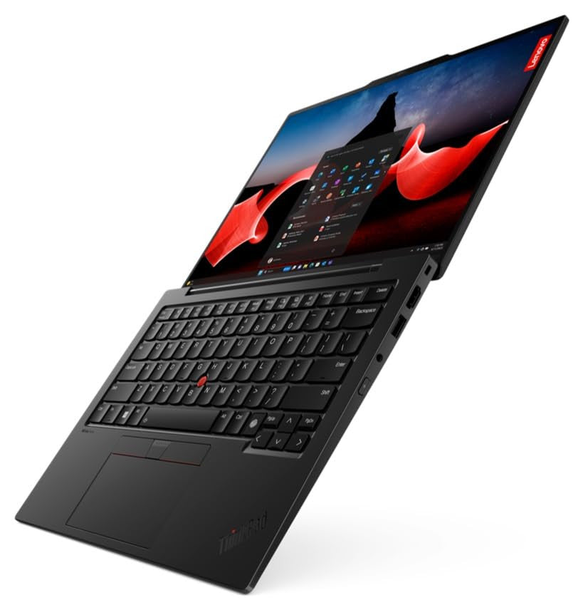 Lenovo ThinkPad X1 Carbon Gen 12 Intel Core Ultra 7 155U Ordinateur portable 35,6 cm (14") WUXGA 32 Go LPDDR5x-SDRAM 1 To SSD Wi-Fi 6E (802.11ax) Windows 11 Pro Anglais Noir 21KC004TMH