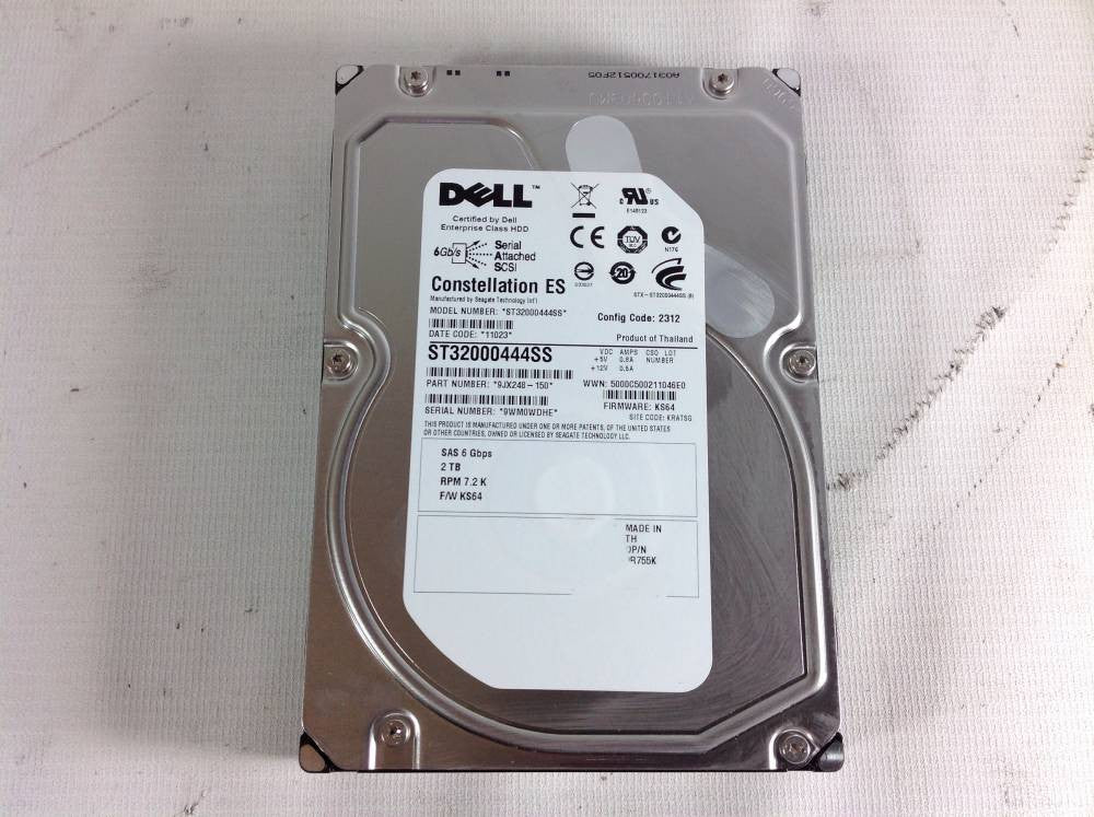 DELL Harde schijf 2000 GB 7200 RPM 3.5 9JX248-150