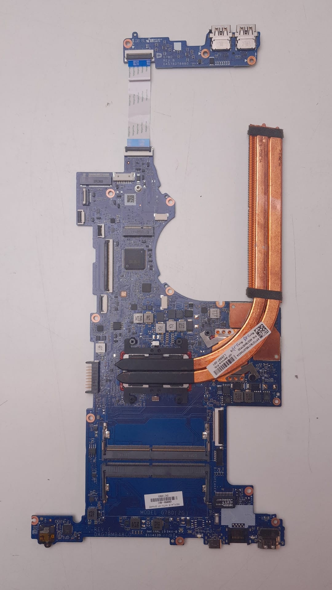HP Moederbord i7 - 8565U 15 - CS2970ND i7 - 8565U W10H L46809 - 003 - Compridis