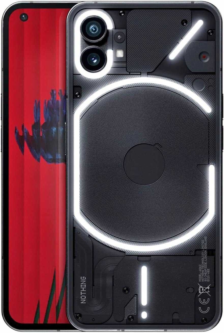 Nothing Phone (1) 16,6 cm (6.55") Dual SIM 5G USB Type-C 8 GB 128 GB 4500 mAh Zwart A10400006