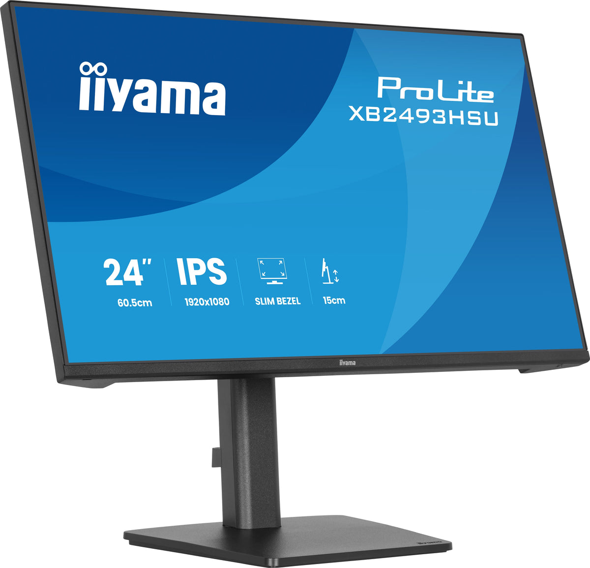 IIYAMA ProLite XB2493HSU-B1 24″ FHD IPS-monitor 120Hz Zwart