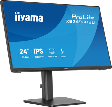 IIYAMA ProLite XB2493HSU-B1 24″ FHD IPS-monitor 120Hz Zwart