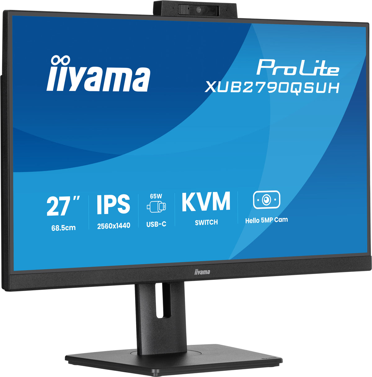 IIYAMA ProLite XUB2790QSUH-B2 27″ IPS QHD 100 Hz USB-C Zwart