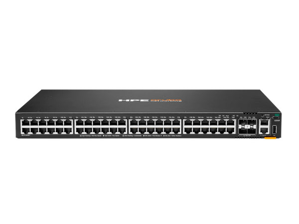 Aruba 6200F 48G 4SFP+ Géré L3 Gigabit Ethernet (10/100/1000) 1U Noir