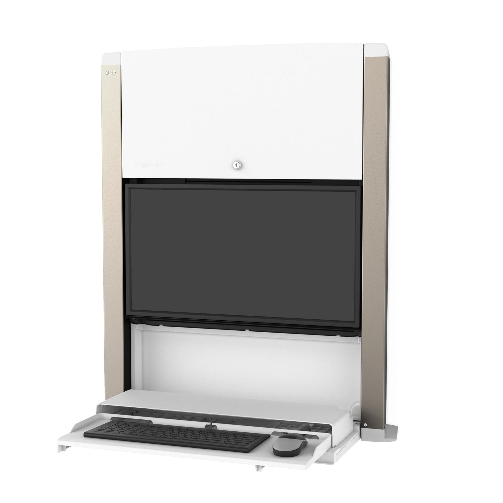 ERGOTRON Carefit zit-sta-cabine wit 61-367-030