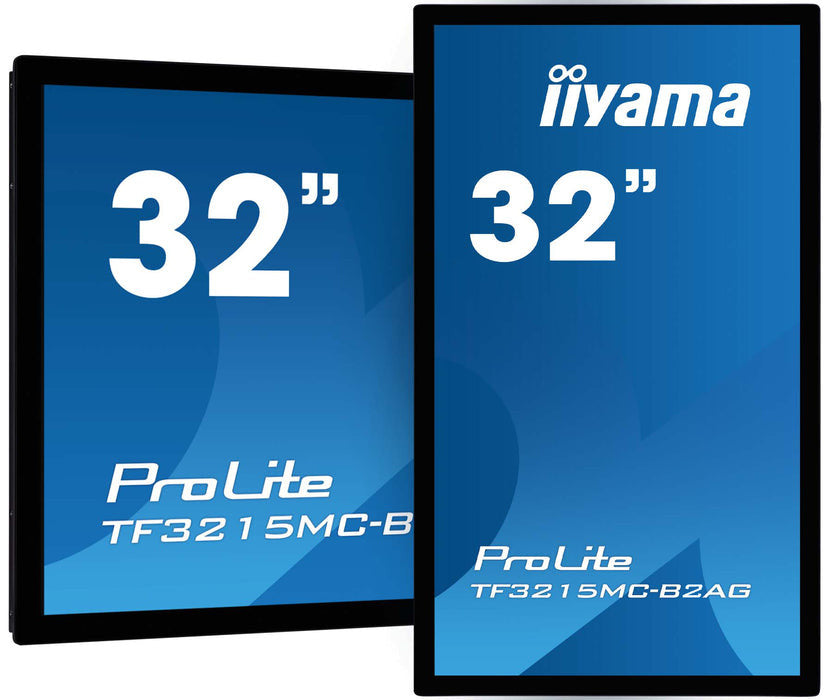 iiyama ProLite TF3215MC-B2AG computer monitor 80 cm (31.5") 1920 x 1080 Pixels Full HD LED Touchscreen Kiosk Zwart TF3215MC-B2AG