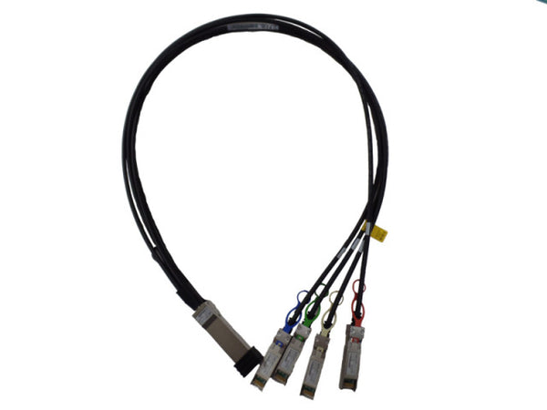Câble HPE Q9S72A InfiniBand et fibre optique 1 m QSFP28 4x SFP28 noir