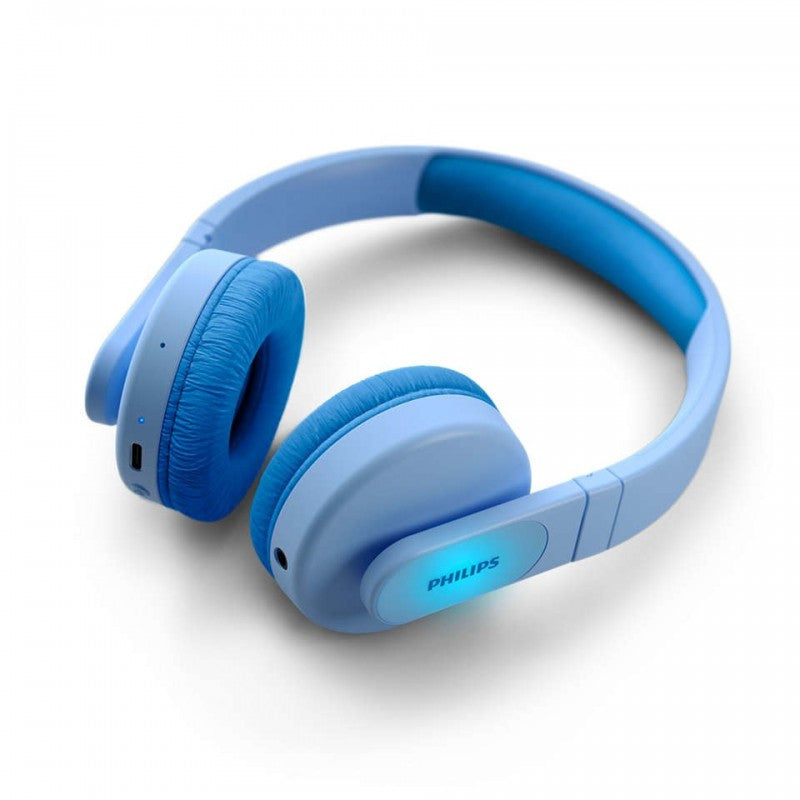 Philips TAK4206BL/00 hoofdtelefoon/headset Bedraad en draadloos Hoofdband Oproepen/muziek USB Type-C Bluetooth Blauw TAK4206BL/00