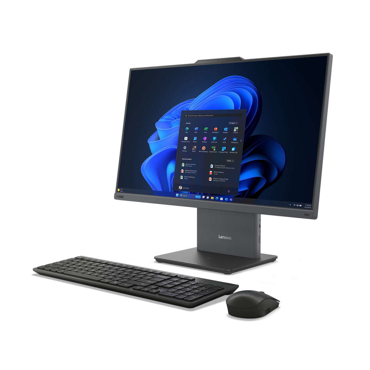 LENOVO ThinkCentre neo 50A 24 G5 i5-210H 16GB 512GB QWERTY US int 12SC00F4MH