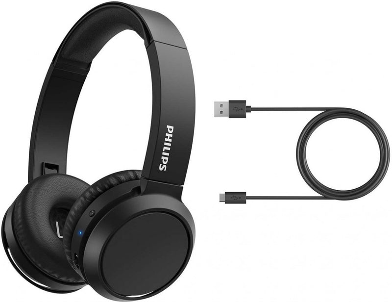 Philips 4000 series TAH4205BK/00 hoofdtelefoon/headset Draadloos Hoofdband Oproepen/muziek USB Type-C Bluetooth Zwart