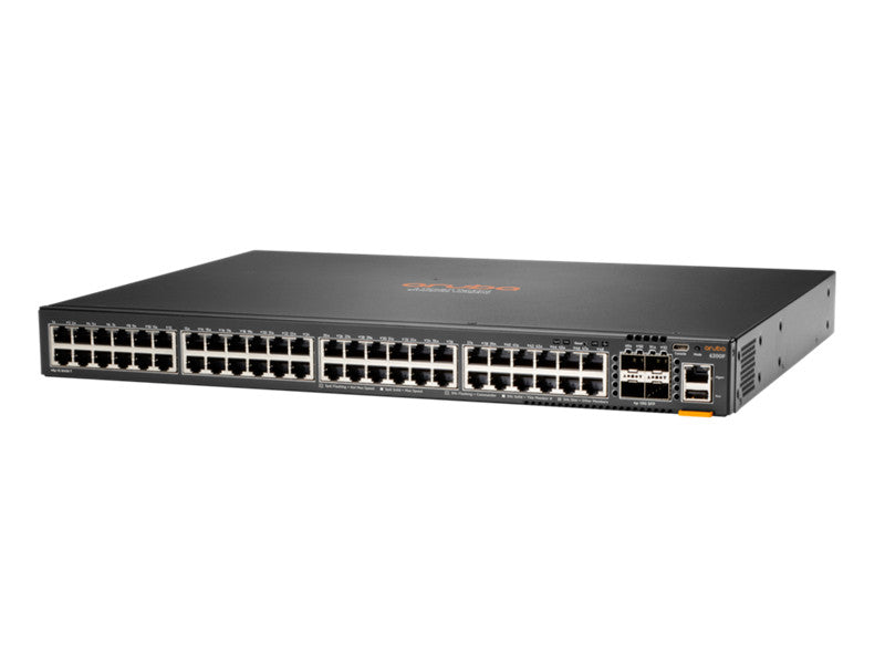 Aruba 6200F 48G 4SFP+ Managed L3 Gigabit Ethernet (10/100/1000) 1U Zwart