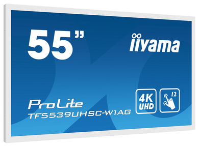 IIYAMA 55" pcap wit anti-reflecterend randvrij 15 TF5539UHSC-W1AG