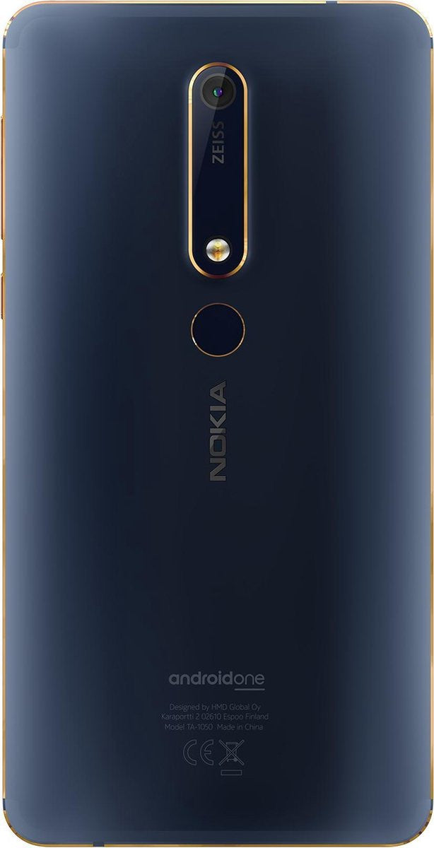 NOKIA 6.1 dual sim 3GB RAM 32GB opslag Blauw 11PL2L01A06
