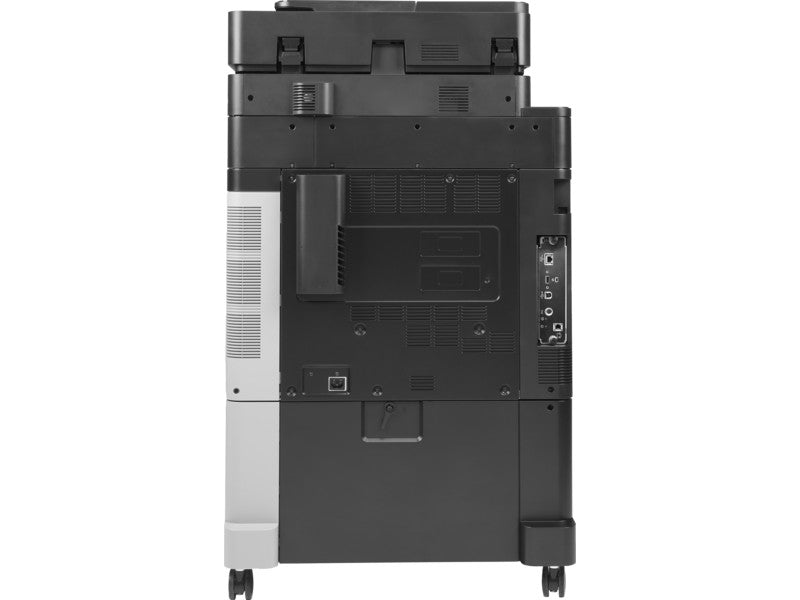 HP Color LaserJet Enterprise Flow M880z Multifunktionsdrucker, Farbe, Drucker zum Drucken, Kopieren, Scannen, Faxen, 200-Blatt-Zuführung; Drucken über den vorderen USB-Anschluss; Scannt als E-Mail/PDF; Zweiseitiger Druck