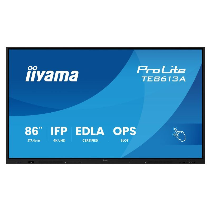 IIYAMA 4K-signagedisplay met touchscreen (85,6 inch, wifi) TE8613A-B2AG