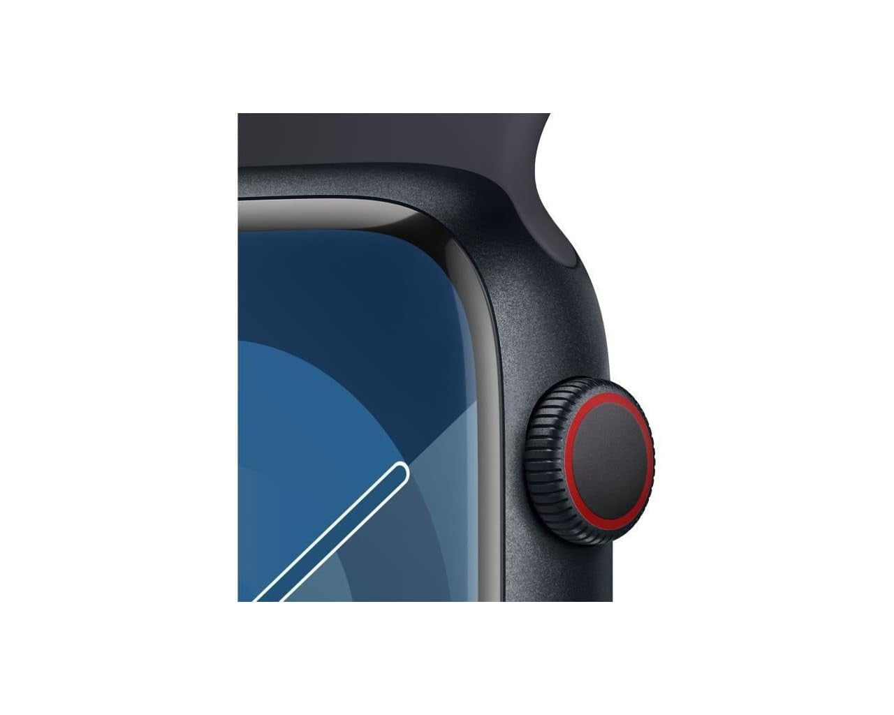 Apple Watch Series 9 45 mm Digitaal 396 x 484 Pixels Touchscreen Zwart Wifi GPS MR9A3QF/A
