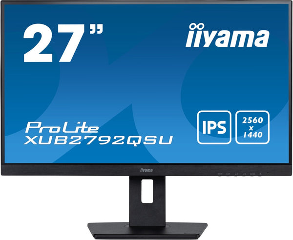 iiyama XUB2792QSU-B5 écran d'ordinateur 68,6 cm (27") 2560 x 1440 pixels Full HD LED Noir