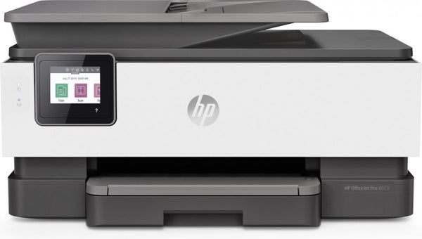 HP OfficeJet Pro 8023 All-in-One-Drucker, Farbe, Heimdrucker, Drucken, Kopieren, Scannen, Faxen, automatischer 35-Blatt-Einzug; Scannen an E-Mail; Zweiseitiger Druck