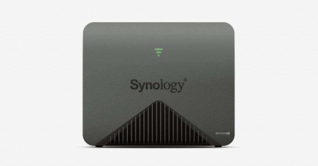 Synology MR2200AC draadloze router Gigabit Ethernet Dual-band (2.4 GHz / 5 GHz) Zwart MR2200AC