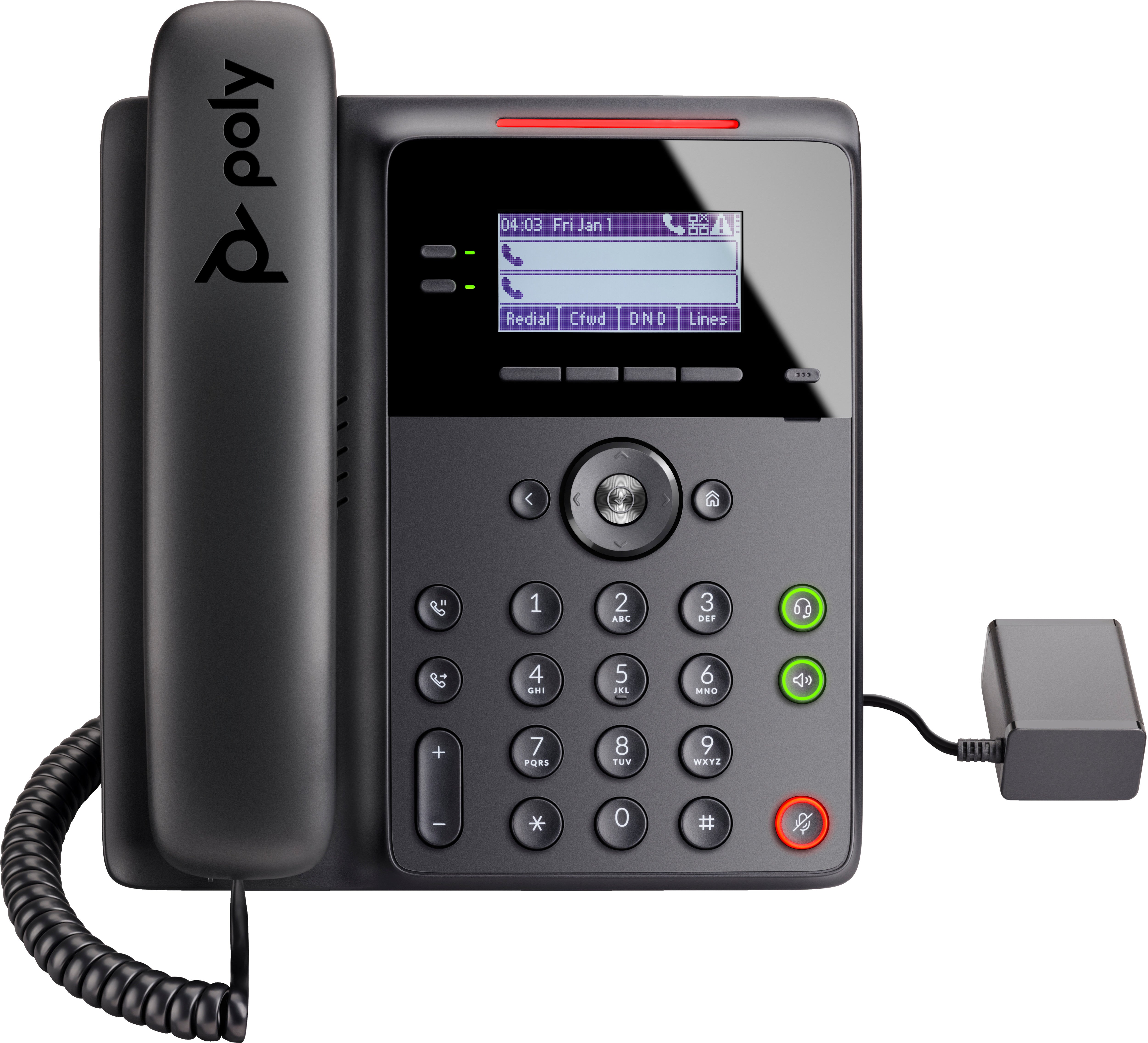 Poly Edge B20 IP-telefoon met PoE-ondersteuning 2200-49805-025