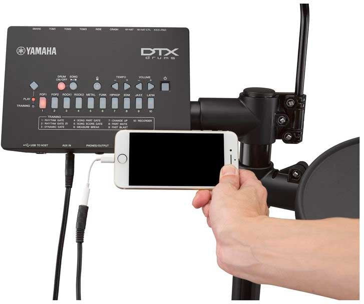YAMAHA e-drumset (zwart) DTX432K