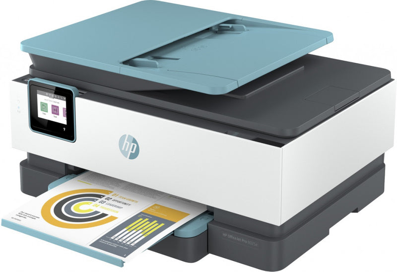 HP OfficeJet Pro HP 8025e All-in-One-Drucker, Farbe, Drucker für Zuhause, Drucken, Kopieren, Scannen, Faxen, HP+; Geeignet für HP Instant Ink; Automatischer Dokumentenzuführer; Doppelseitiger Druck
