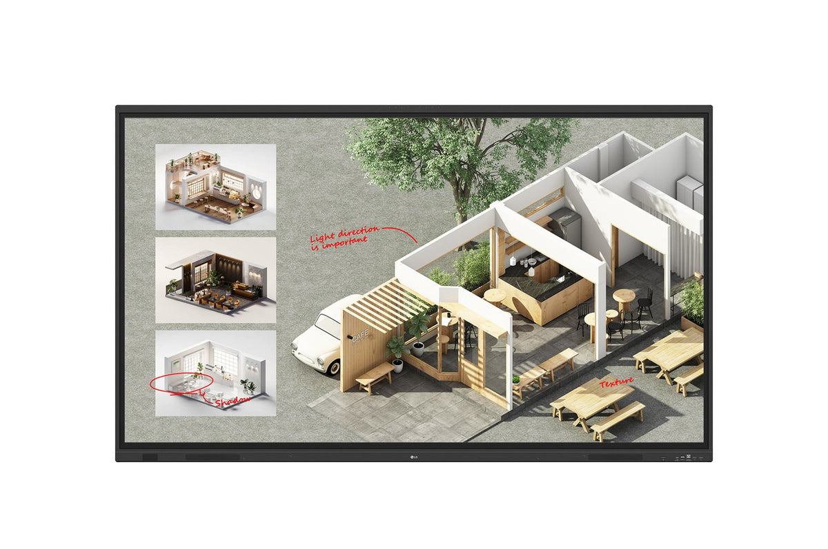 LG CreateBoard Standard interactief whiteboard 86 86TR3DQ-B