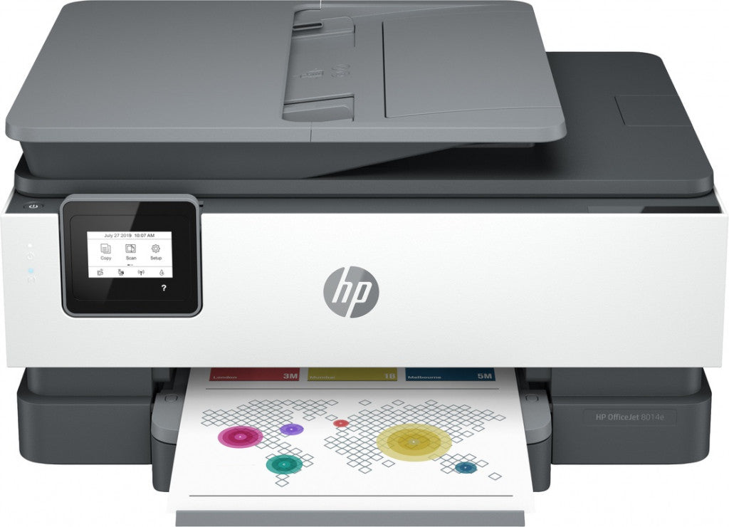 HP OfficeJet 8014e Sans fil All-in-One Couleur Imprimante, Instant Ink; Impression recto-verso 228G0B#629