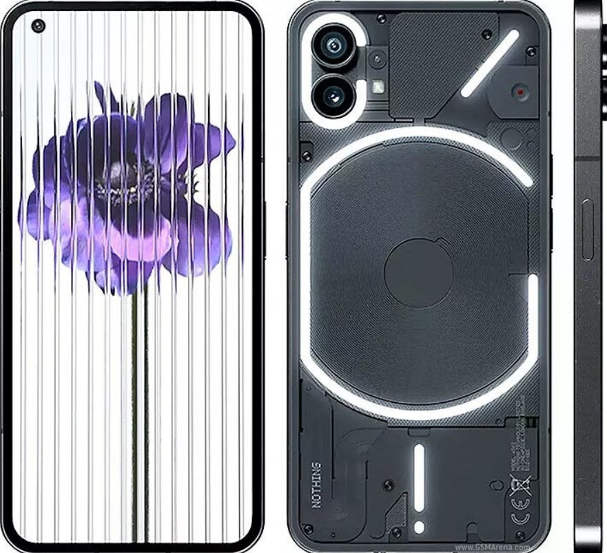 Nothing Phone (1) 16,6 cm (6.55") Dual SIM 5G USB Type-C 8 GB 256 GB 4500 mAh Zwart A10400007