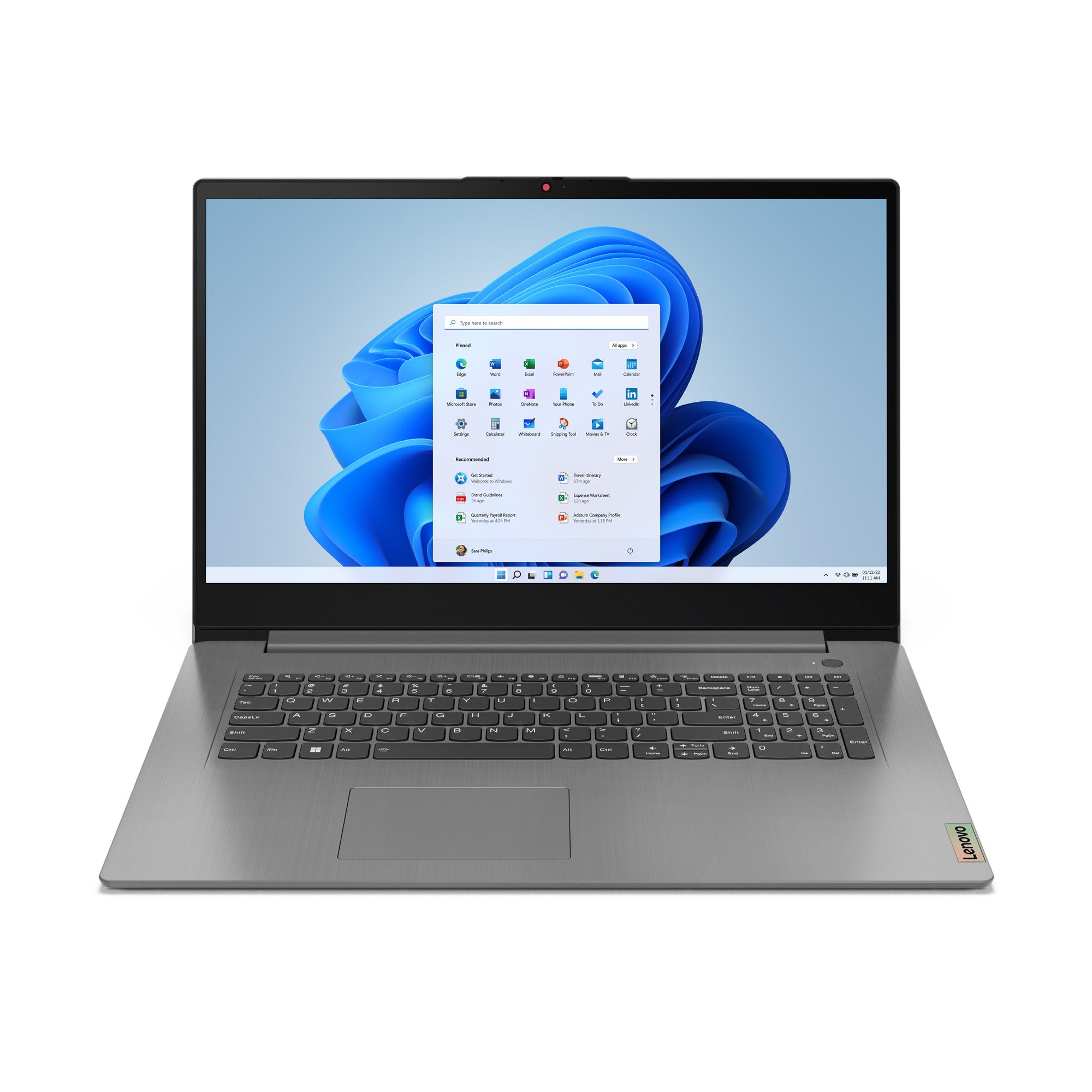 LENOVO IdeaPad 3 17ABA7 82RQ AMD Ryzen 5 5625U 8 Go 512 Go W11H QWERTZ 82RQ007NGE