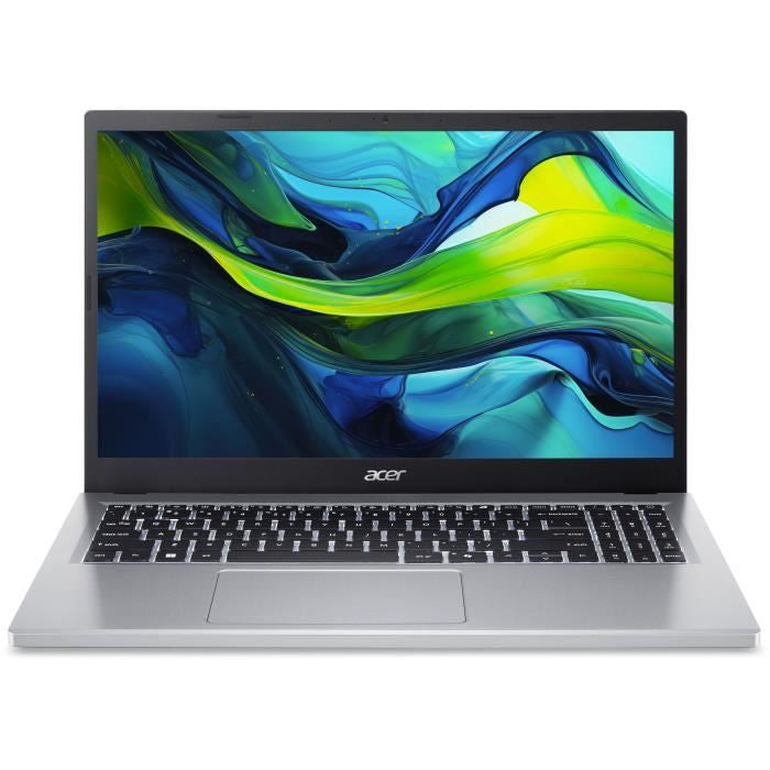 ACER Aspire Go 15 AG15-32P-33L3 15.6″ Intel Core 3 N355 8 GB 512 GB SSD AZERTY NX.J46EF.008