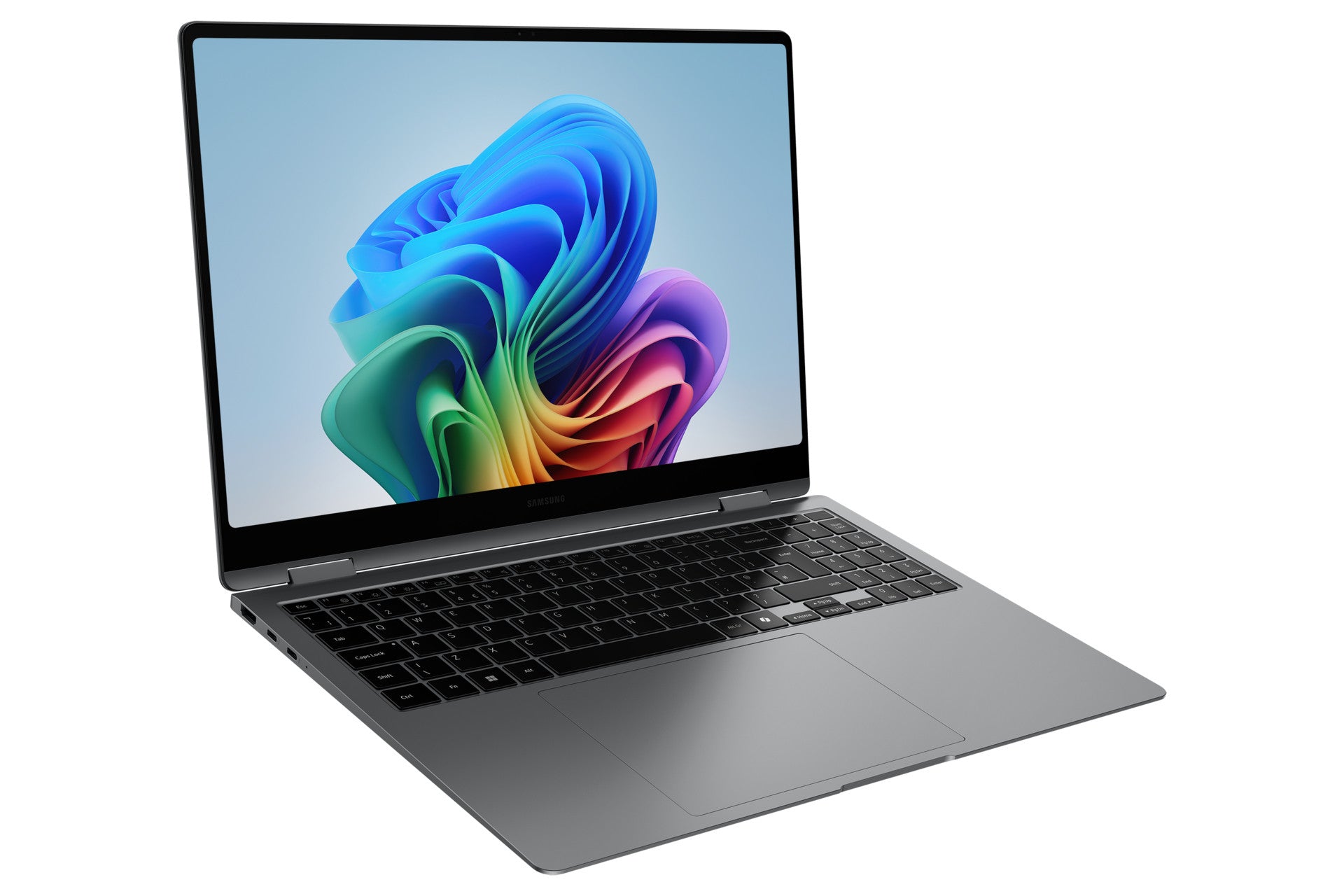Samsung Galaxy Book5 Pro 360 Copilot+ PC Intel Core Ultra 7 256V Ordinateur portable 40,6 cm (16") Écran tactile WQXGA+ 16 Go LPDDR5x-SDRAM 512 Go SSD Wi-Fi 7 (802.11be) Windows 11 Home Gris NP960QHA-KG2NL