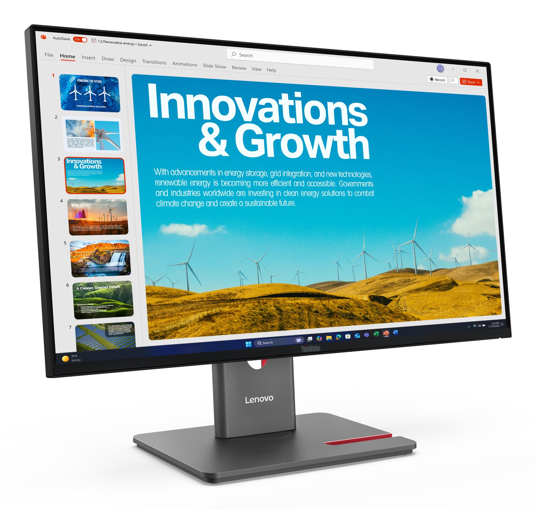 LENOVO P24QD-40 23,8" 2560x1440 IPS 120Hz 64B1GAT1EU